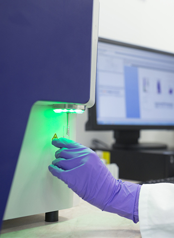 Flowcytometrical analysis of sample