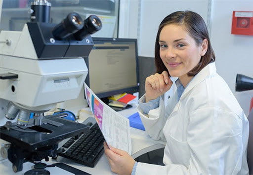 Scientist in laboratory